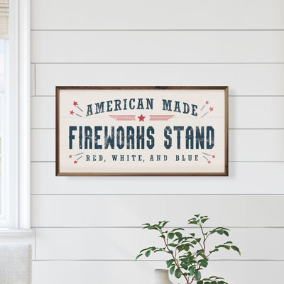 Fireworks Stand White