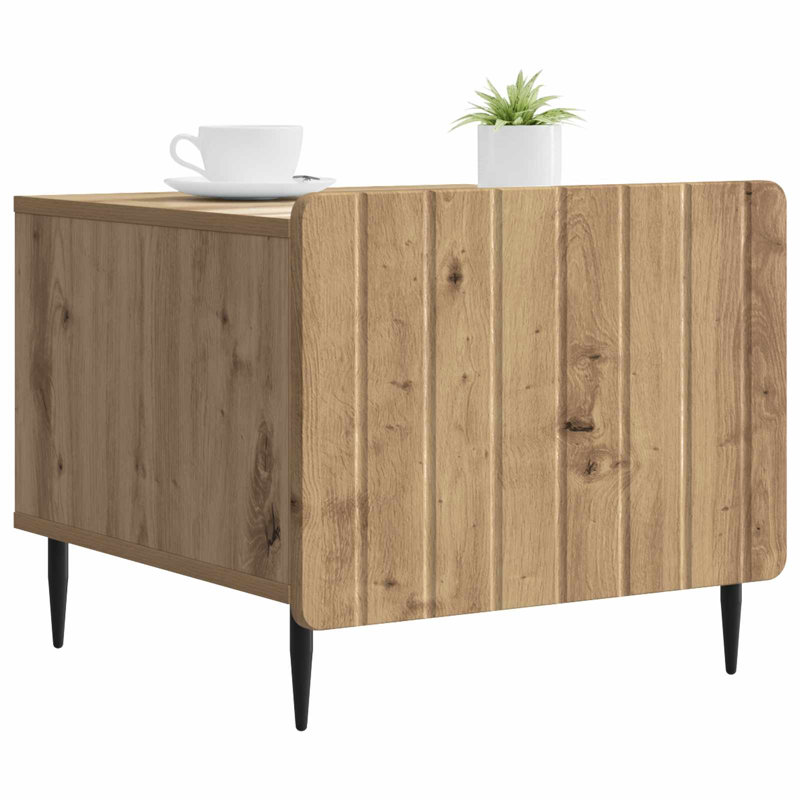 Coffee Table with Storage, Artisan Oak, 42cm H x 50cm L x 49cm W