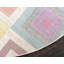 Tapis géométrique bleu / mauve / orange Jesusae-288660440
