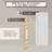 80"H 3Lite Waterproof White Primed Solid Core Composite MDF Wood Sliding Barn Door With Hardware Kit-118626471