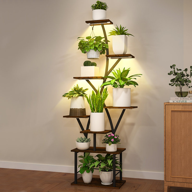 Grand support pour plante à 65 étages H 65 po avec lumières de croissance