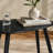 Xander Black Triangular Solid Wood End Table