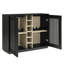 Armoire à vin de conception moderne avec 24 verres et 14 verres à café multifonctionnels pour la télévision, 90,32 lb