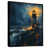 Black Floater Framed