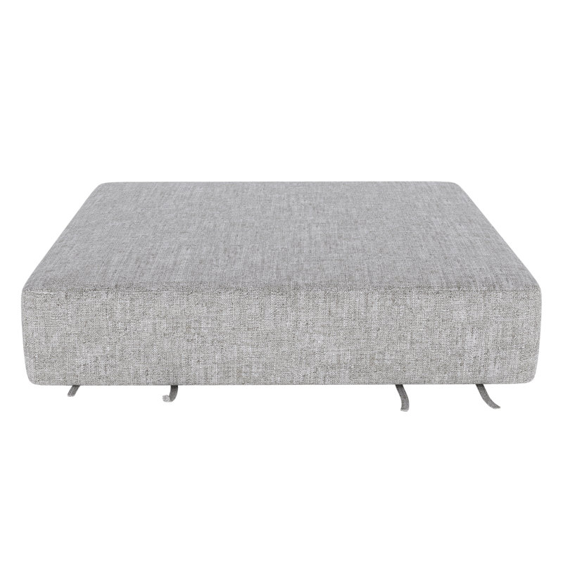 Sunbrella® Outdoor Seat Pad/Ottoman Cushion, Canvas Granite Sunbrella® Canvas