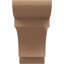 New Brighton cèdre brut grain de bois TimberThane Corbel, apprêté brun clair-88292376