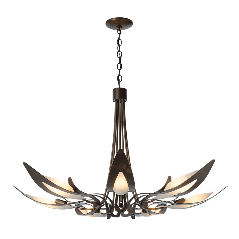 Parasol 7-Light Chandelier - Sterling, Bronze