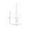 Patterson 3 - Light Shaded Globe Chandelier in Natural Brass-1050887059
