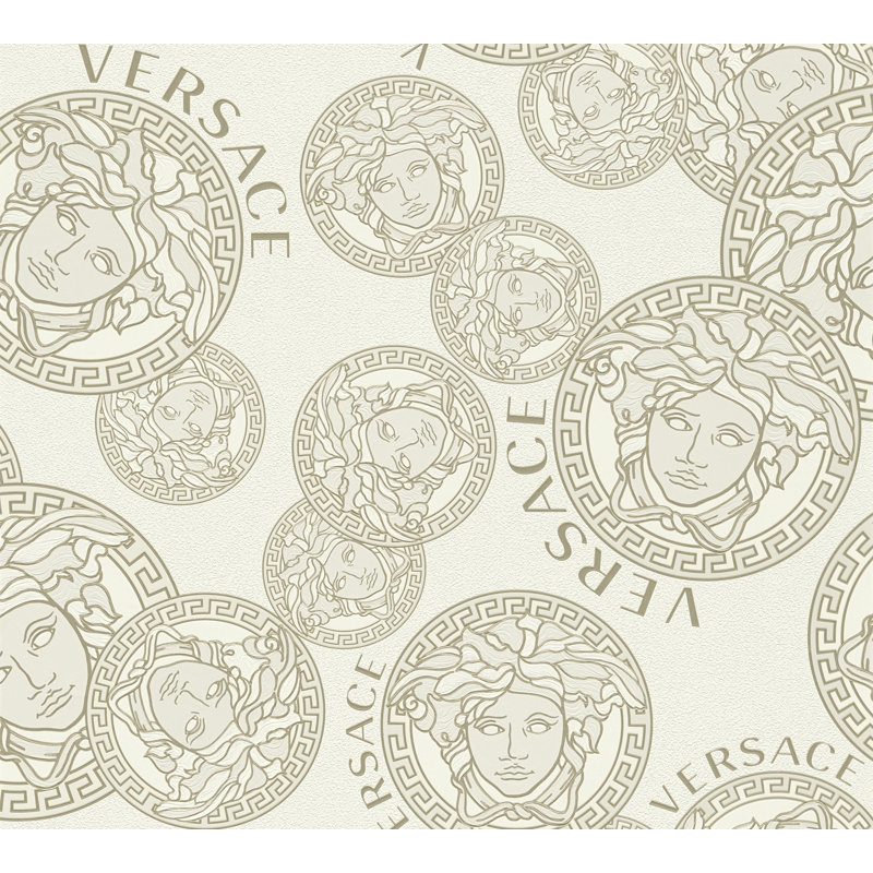 Versace Midnight Sky Monarch Unpasted Vinyl Wallpaper, Gold