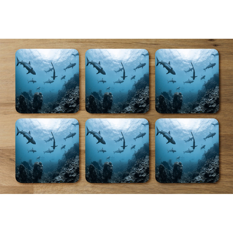 Square 6 Piece Coaster Set