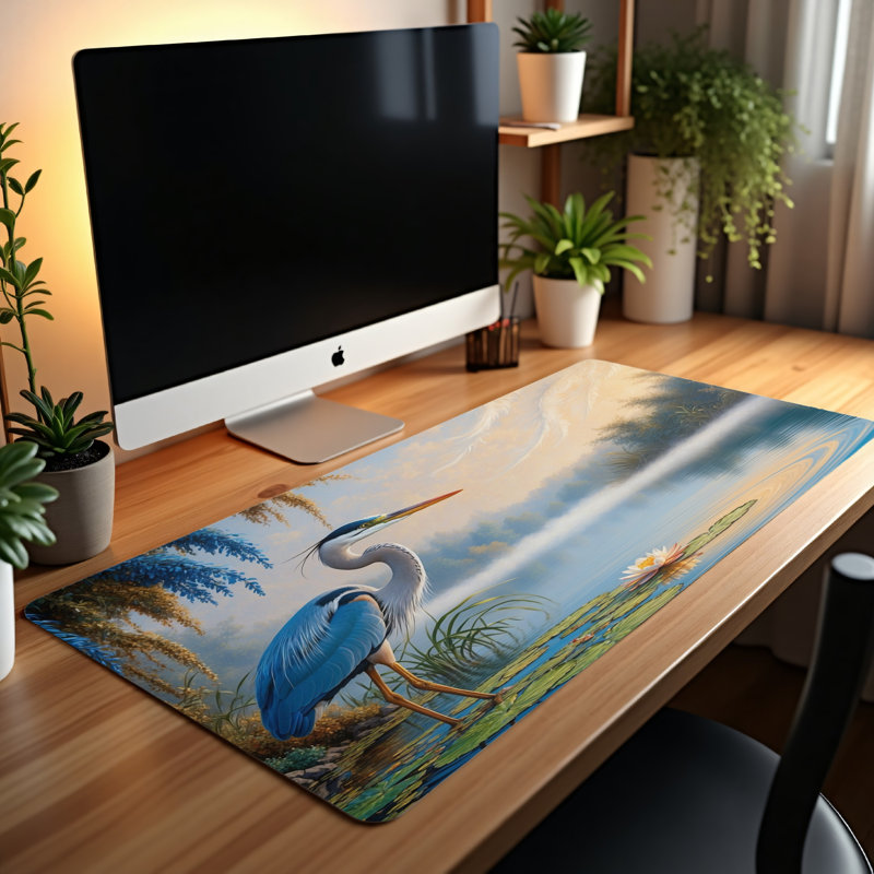 Polyester Desk Pad, 14.4x12.1