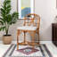 Tabouret de bar Jada en rotin naturel