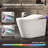 ADA Smart Toilet with Built-In Tank, Auto Lid & Deodorizing System, Bidet Wash and Heated Seat-125907635