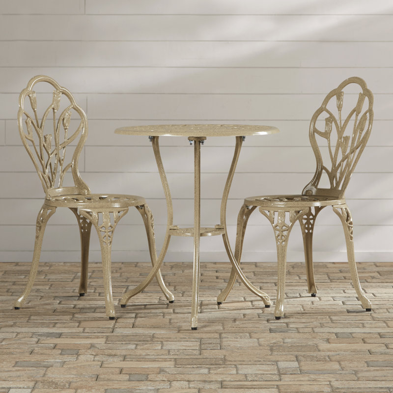Wilkins Round 2 - Person Outdoor Dining Set, Sand