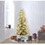Kamas Flocked Fraser Fir Slim Artificial Christmas Tree-242102364