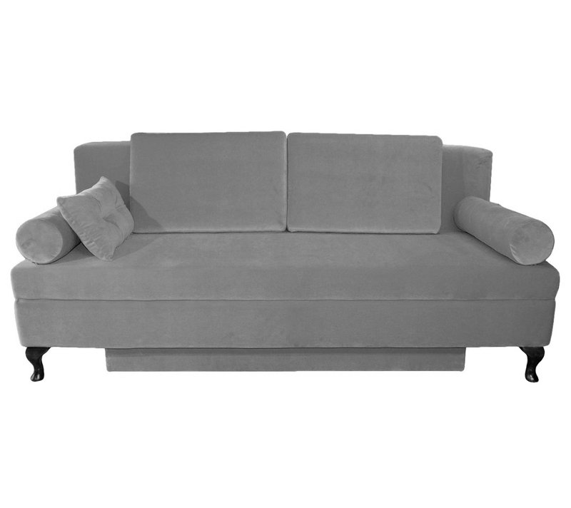 Modern 3 Seater Sofa Bed, Grey