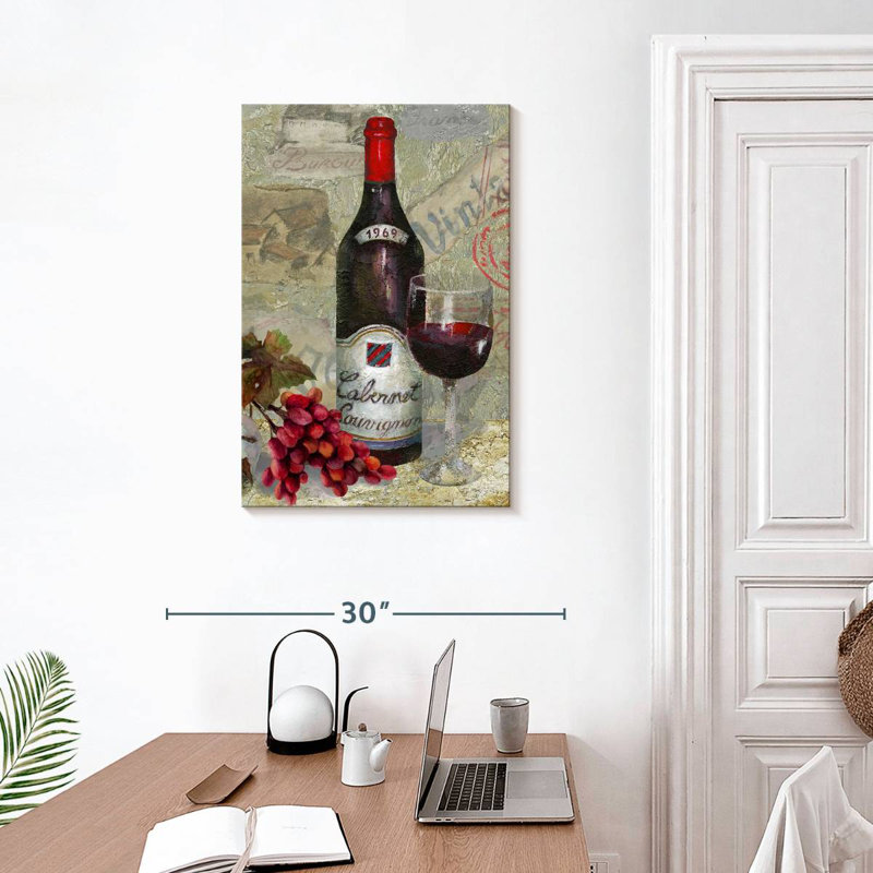 Yarlin Cabernet Sauvignon, 30" H x 20" W
