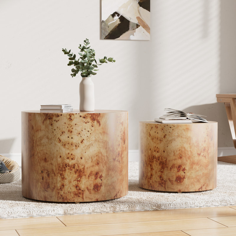 Ensemble de 2 tables basses gigognes Nesting
