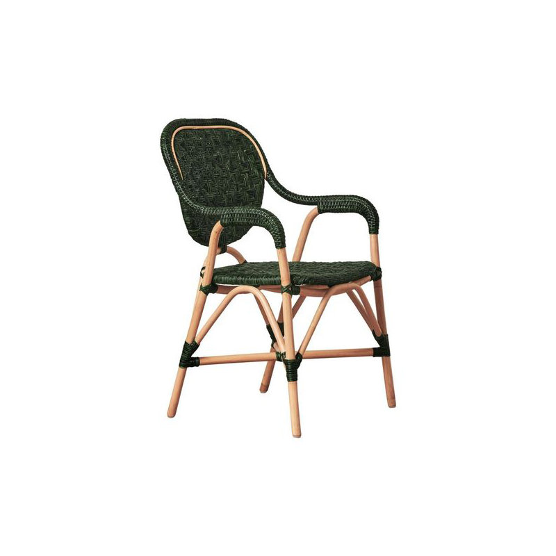 Portofino Dining Chair, Green, Natural
