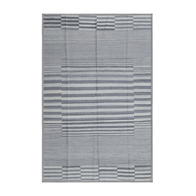 Tapis contemporain gris