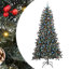 Artificial Christmas Tree Green 129.5 x 129.5 x 240 cm-139971566