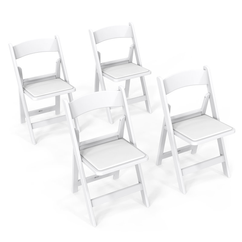 Ensemble de chaises pliantes Moncalieri, Blanc