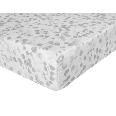 Rosée gris/grey King fitted sheet.