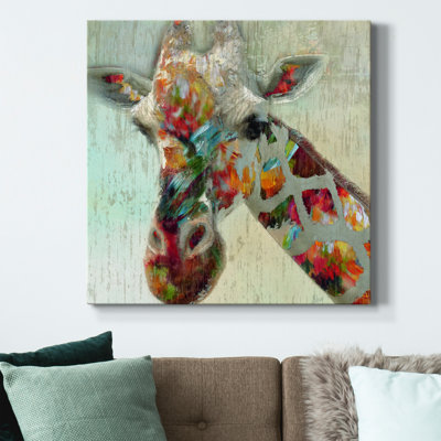 " Paint Splash Giraffe "