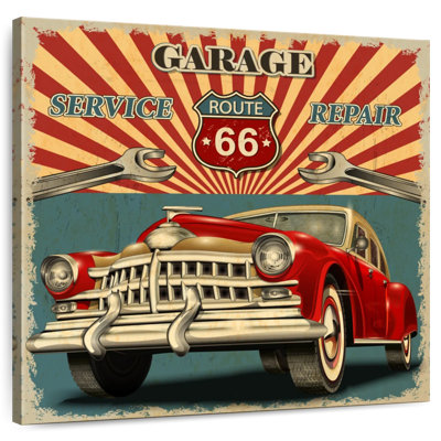 Mehar Route 66 Retro Car