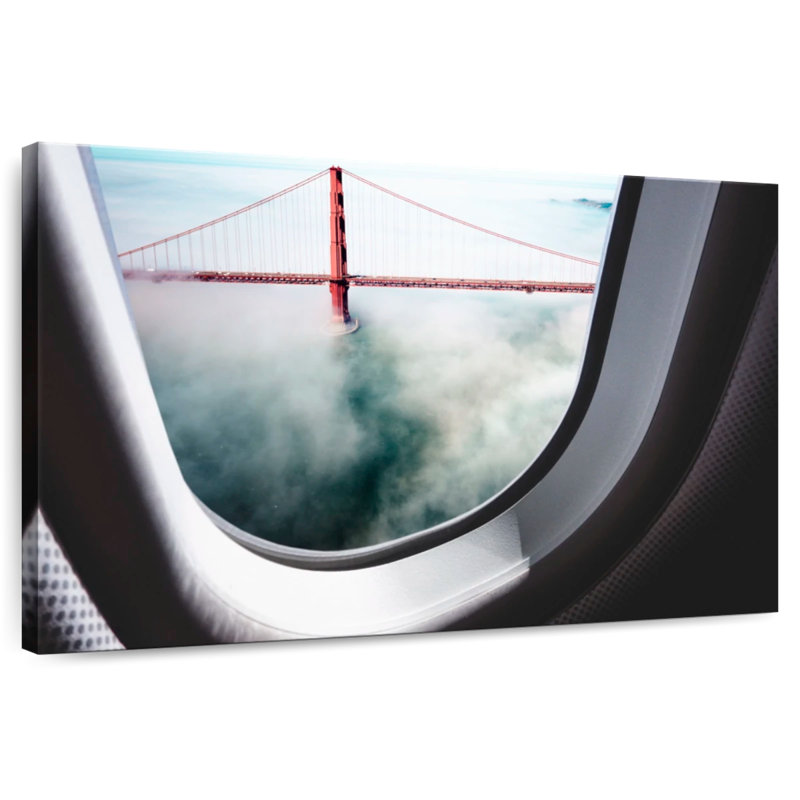 Nicci Plane Window Golden Gate, H 8 po x l 12 po