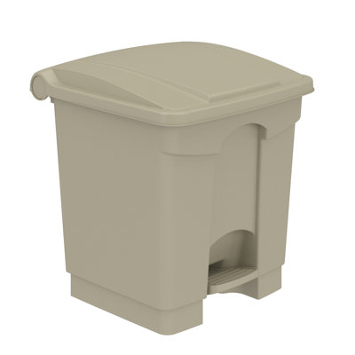 Poubelles à pédale en plastique Safco, 8 gallons et 12 gallons