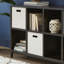 8-Compartment Large-Capacity Storage Cabinet With Metal Base And Retro Espresso Colour.-1994007012-1994007034