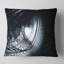 Art abstrait 3D en spirale noire - coussin imprimé abstrait-29367150-29367153