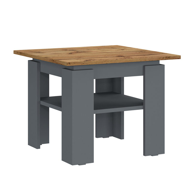 Coffee Table, Grey/Dark Brown Wood