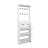NEW White Color Shoe Cabinet  With 3 Doors 2 Drawers With Hanger,Large Space For Storage