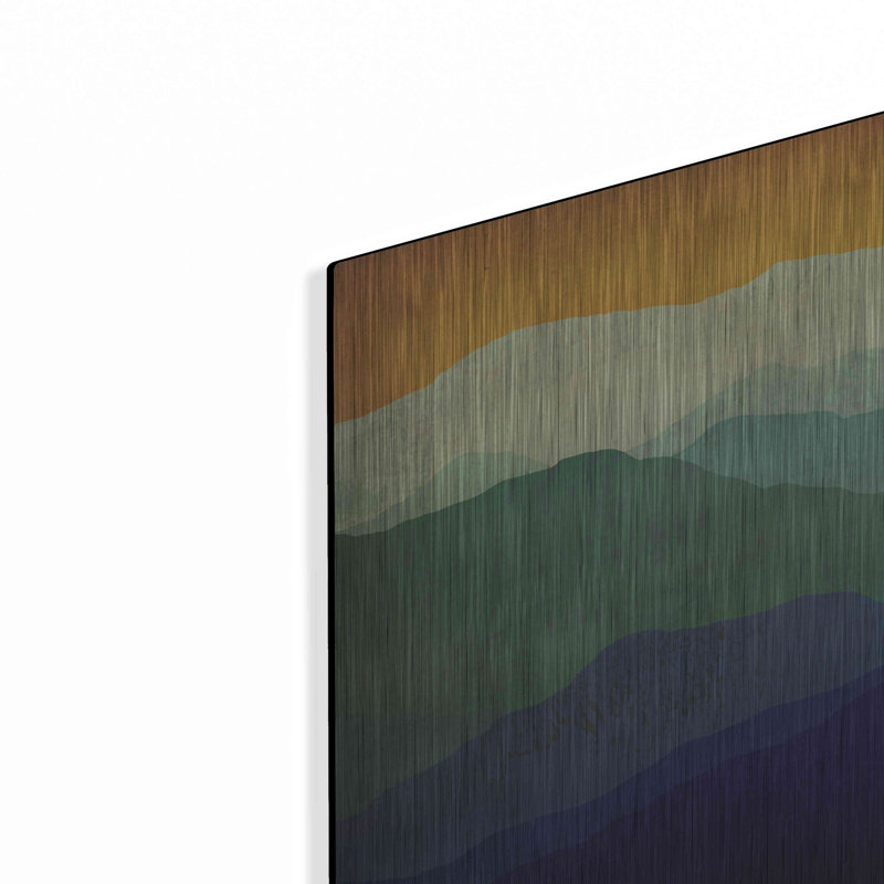 «Yellow Sky Mountains» par Ryan Fowler, H 12 po x l 36 po