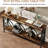70.9" Industrial Console Table, Open Storage for Living Room - Rustic Brown