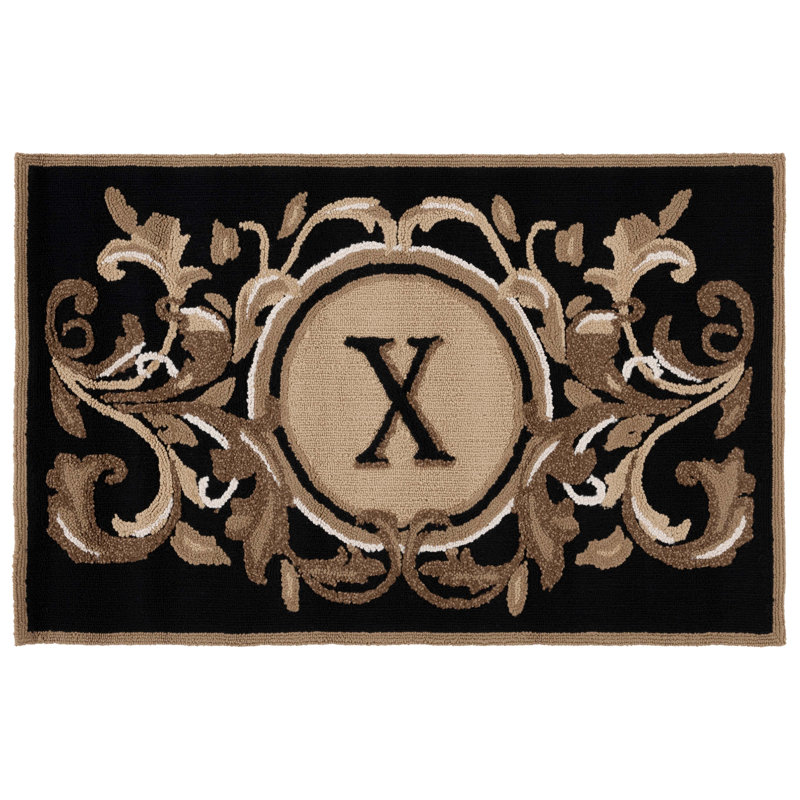 Paillasson Beldegg, L 30 po x L 48 po, Noir / brun, X