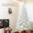 9ft Tall Artificial White Christmas Tree-577556736