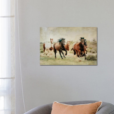 Out Of The Desert by Rhonda Thompson - Wrapped Canvas Print