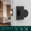 Mega Handles Laura - Ensemble de 15 poignées de porte de passage, bouton de porte pour garde-robe et couloir, sans serrure, s'adapte à toutes les tailles de porte standard - laiton satiné-132779823-136426178-136426188