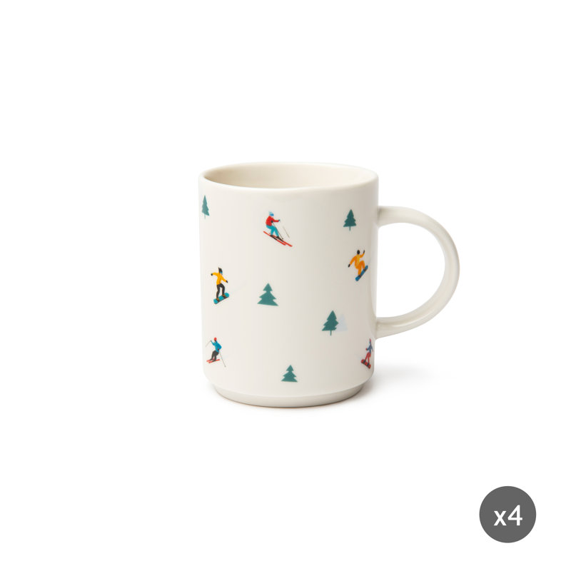 Cortina Porcelain New Bone Chain Coffee Mug