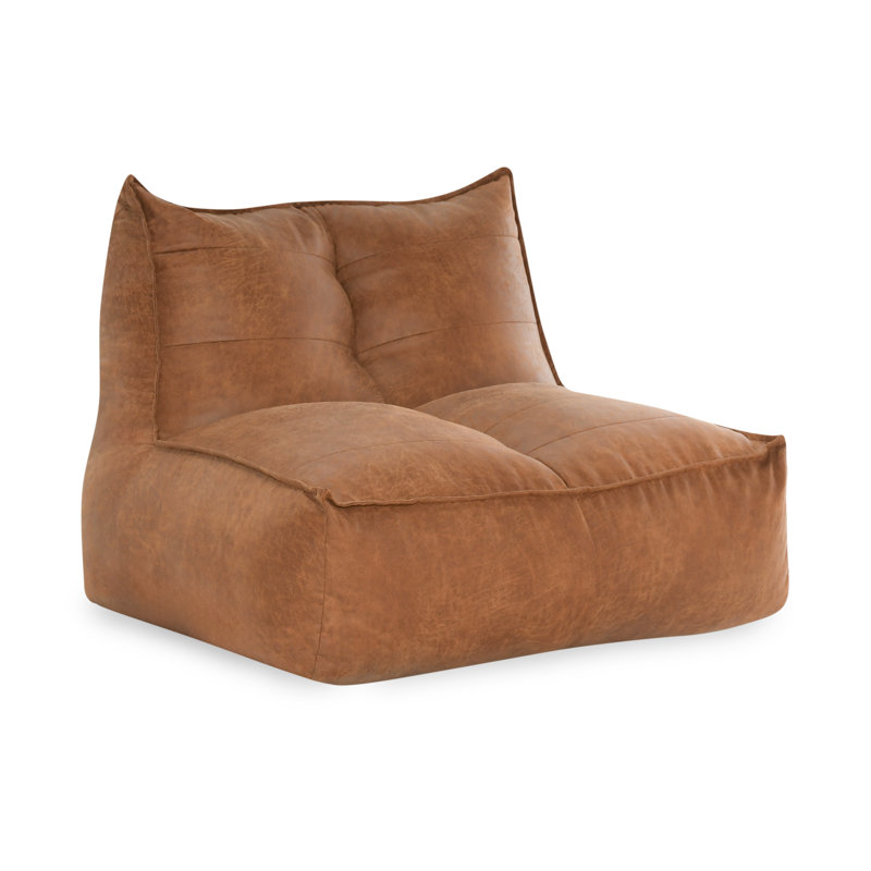 Frazier Faux Leather Floor Lounge Chair