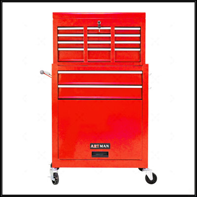 High Capacity Rolling Tool Chest With Wheels And Drawers