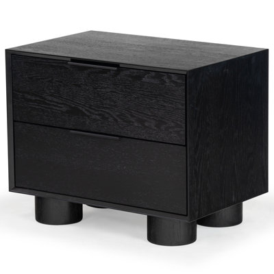 Addyson Wood 2 Drawer Nightstand