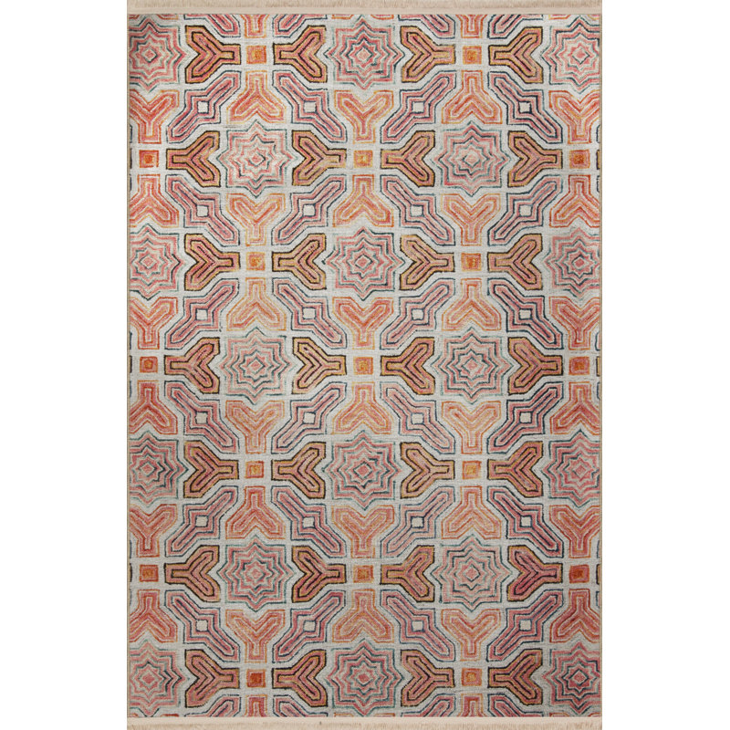 Tapis rectangulaire Vittorina, Rectangle 5 pi 2 po x 7 pi 11 po