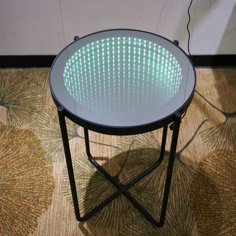 Led Round End Table