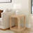 Modern Rounded Square Side Table With Shelf (20In X 20In / 510Mm X 510Mm)-1225420514