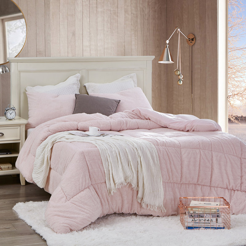 Oh Sweetie Bare Coma Inducer Plush Oversized Comforter, Queen Comforter, Blue