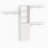 Adjustable Wooden Closet System Up to 96"W with Storage & Drawers-1899014640